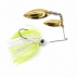 Spinnerbait - tandem willow leaf with chart- and white skirt-jpg 3